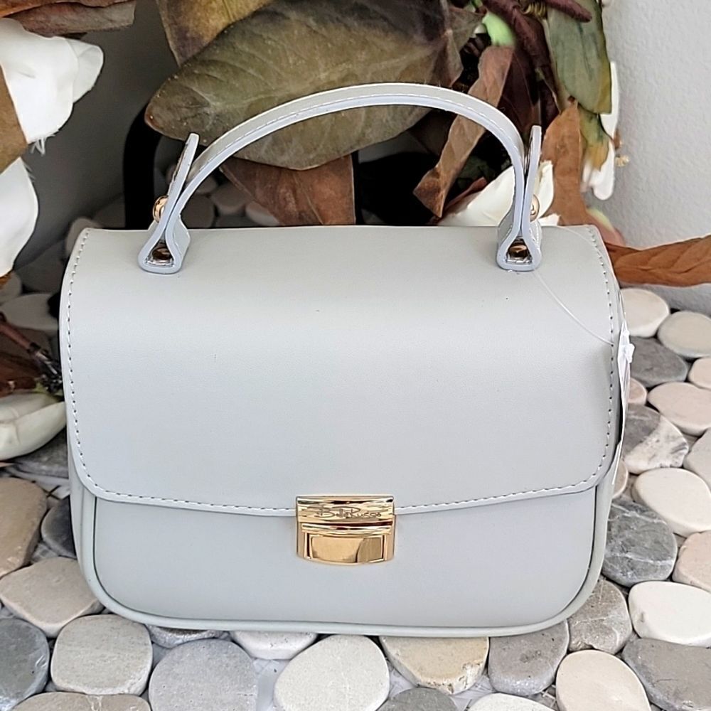 Bella Russo small top handle bag with detachable crossbody strap